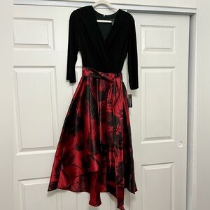 R&M Richards Hi Low Floral Dress